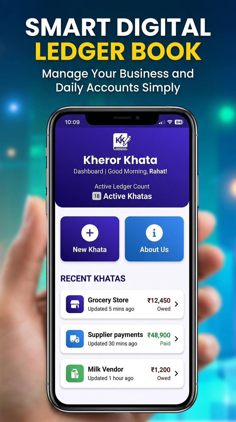 Home Dashboard with Khatas